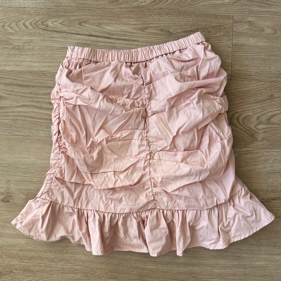 Open Edit pink ruched mini skirt - Picture 2 of 2